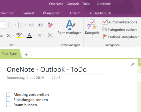 Praxistipp Onenote Tasks In Outlook Todo App Clearbyte